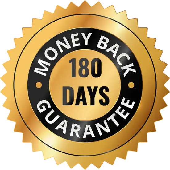 HoneyPezil 60-day money-back guarantee badge